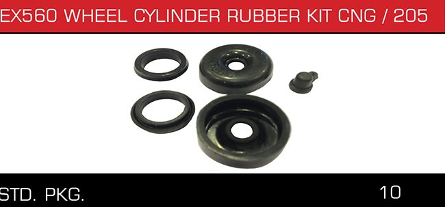 EX560 WHELL CYILNDER RUBBER KIT CNG 205